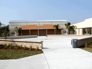Courtyard, Safety Harbor High School, Florida
