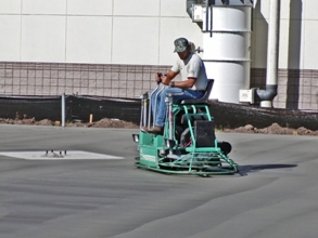 New slab for a pre-engineered building