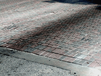 Unlike Pervious Concrete, Pervious paver blocks settle, crack and may come loose after a few years.
