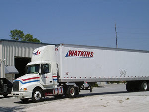 A warehouse area in Largo, Florida